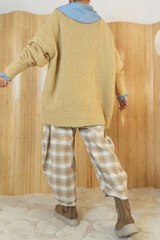 Elsie Oversized Slouch Knit Camel /13=